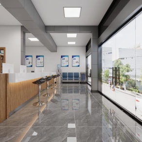 现代服务中心3D模型下载